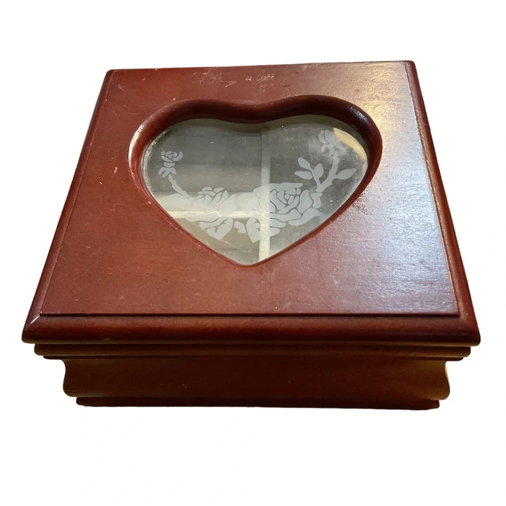 Croft & Barrow Wooden Square Jewelry Box